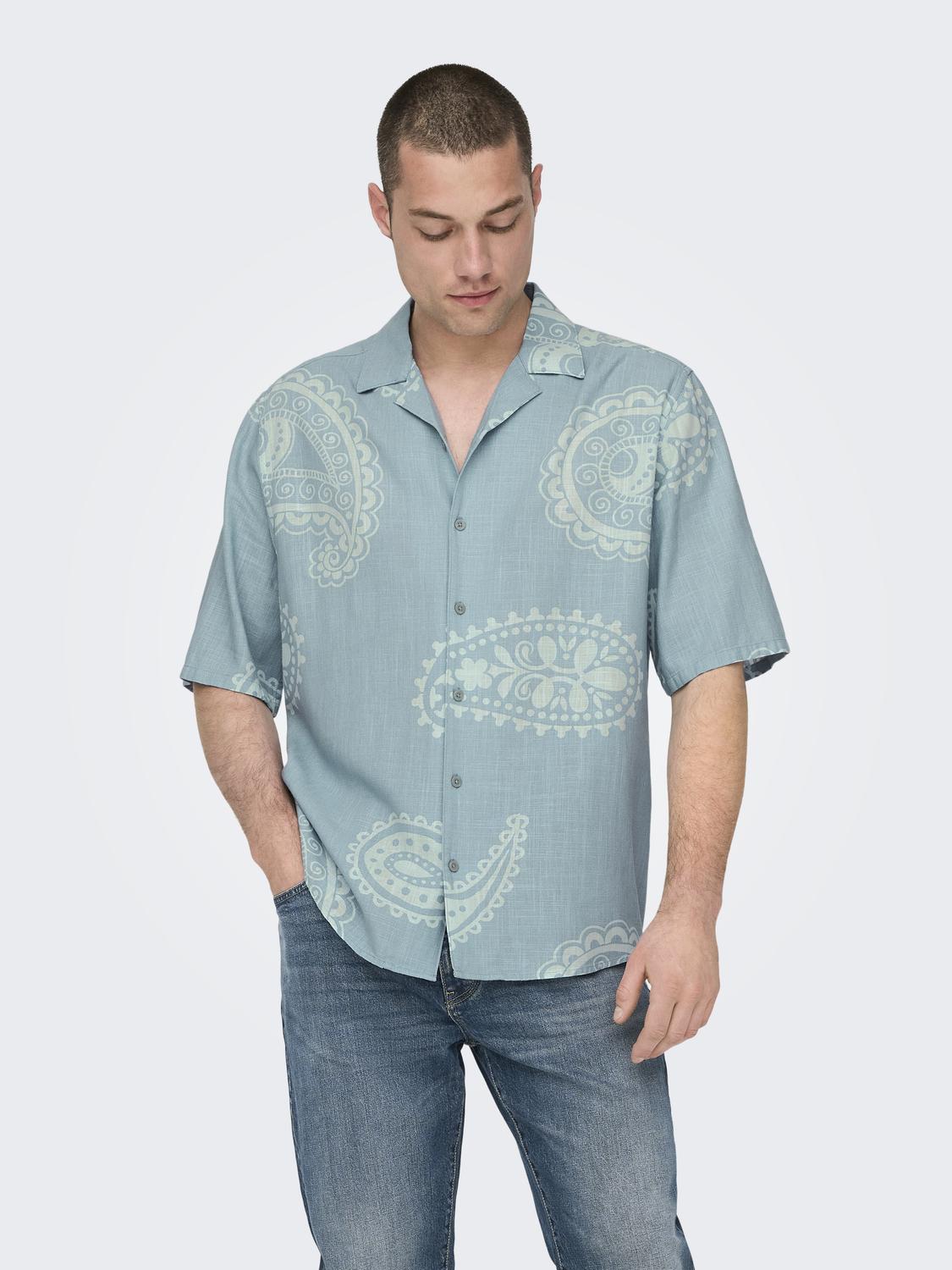 Camisa Austin Turquesa