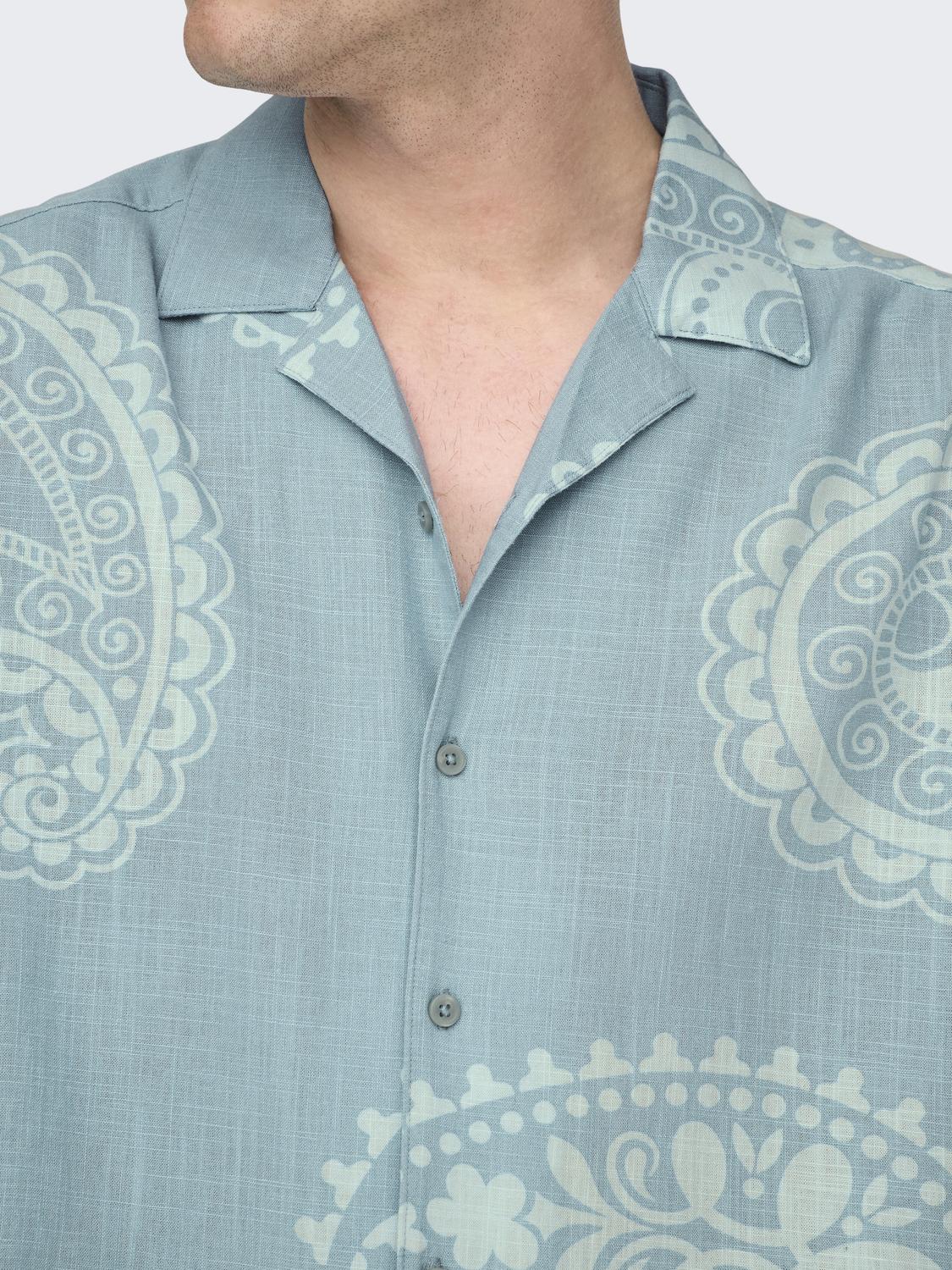 Camisa Austin Turquesa