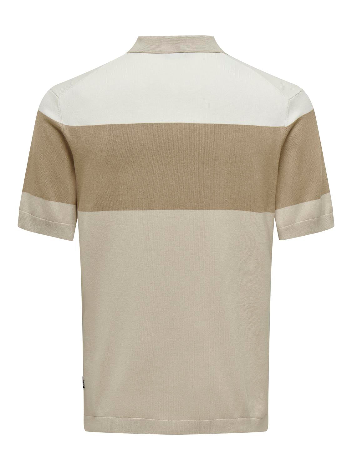 Polo Wyler Tricolor Beige