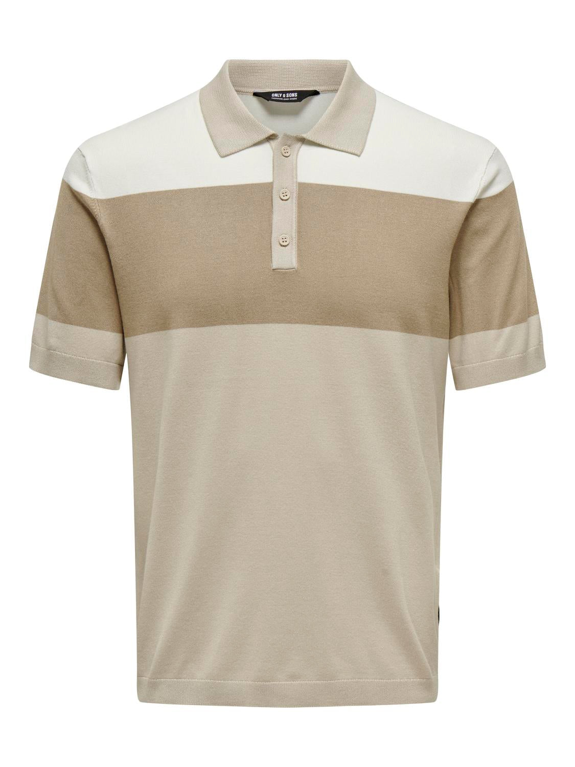 Polo Wyler Tricolor Beige