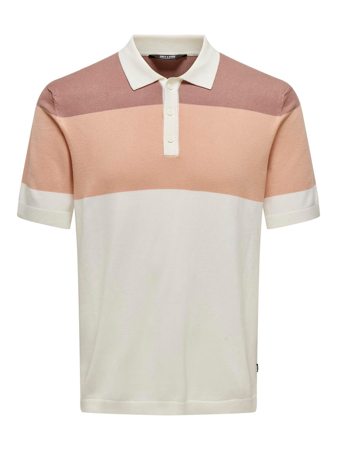 Polo Wyler Tricolor Burdeos