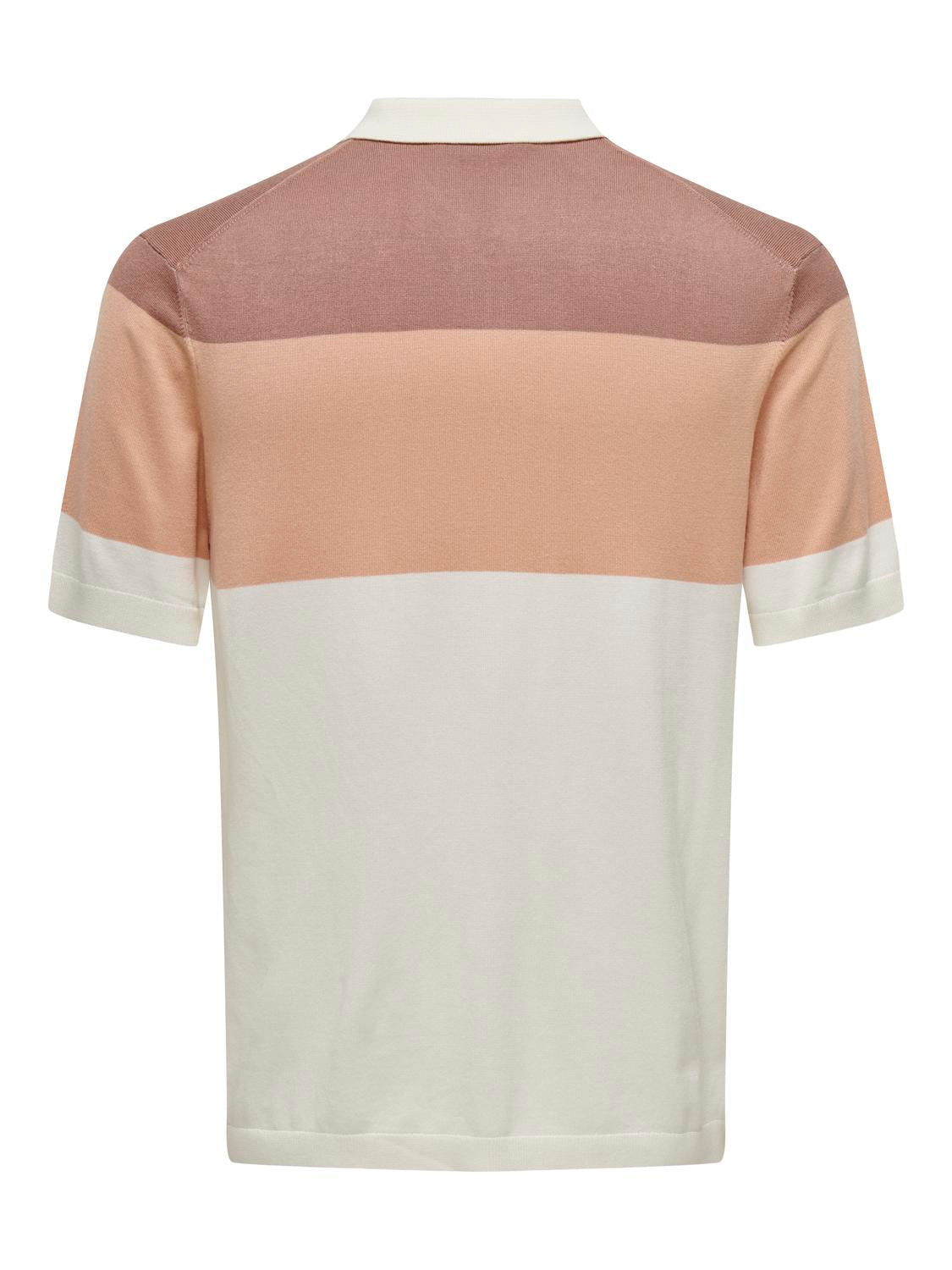 Polo Wyler Tricolor Burdeos
