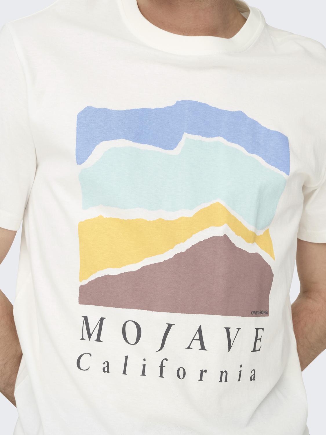 Camiseta Mojave California Blanca