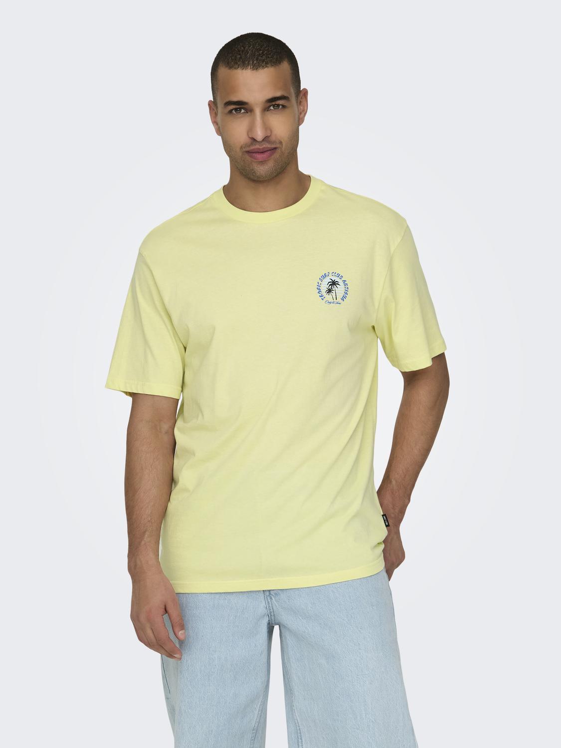 Camiseta Marlowe Amarillo Pastel