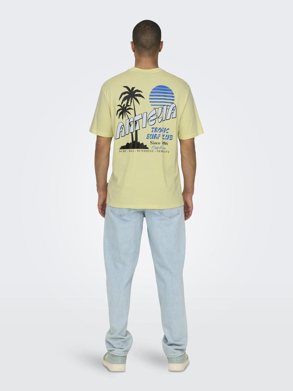 Camiseta Marlowe Amarillo Pastel