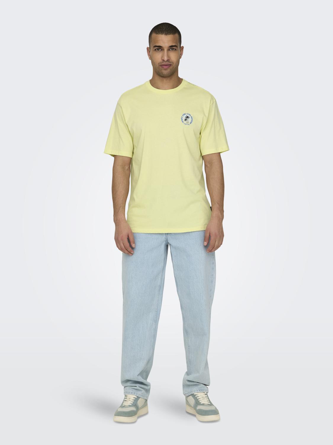 Camiseta Marlowe Amarillo Pastel
