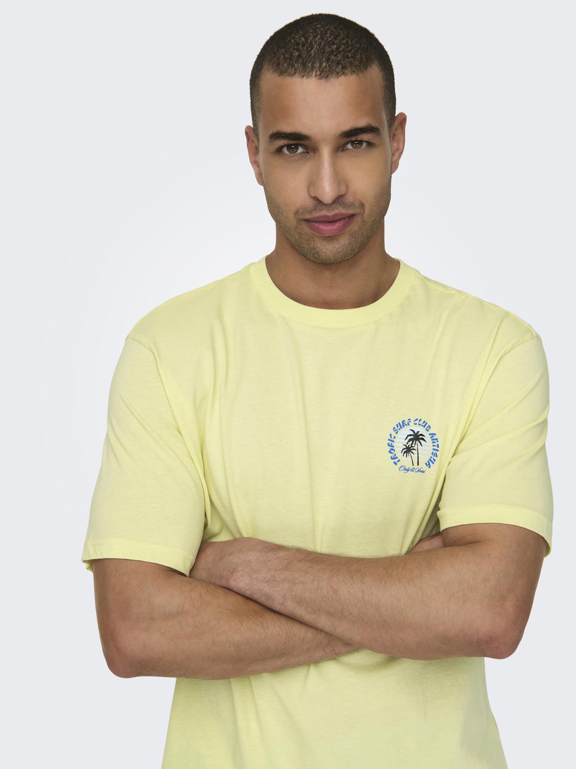 Camiseta Marlowe Amarillo Pastel