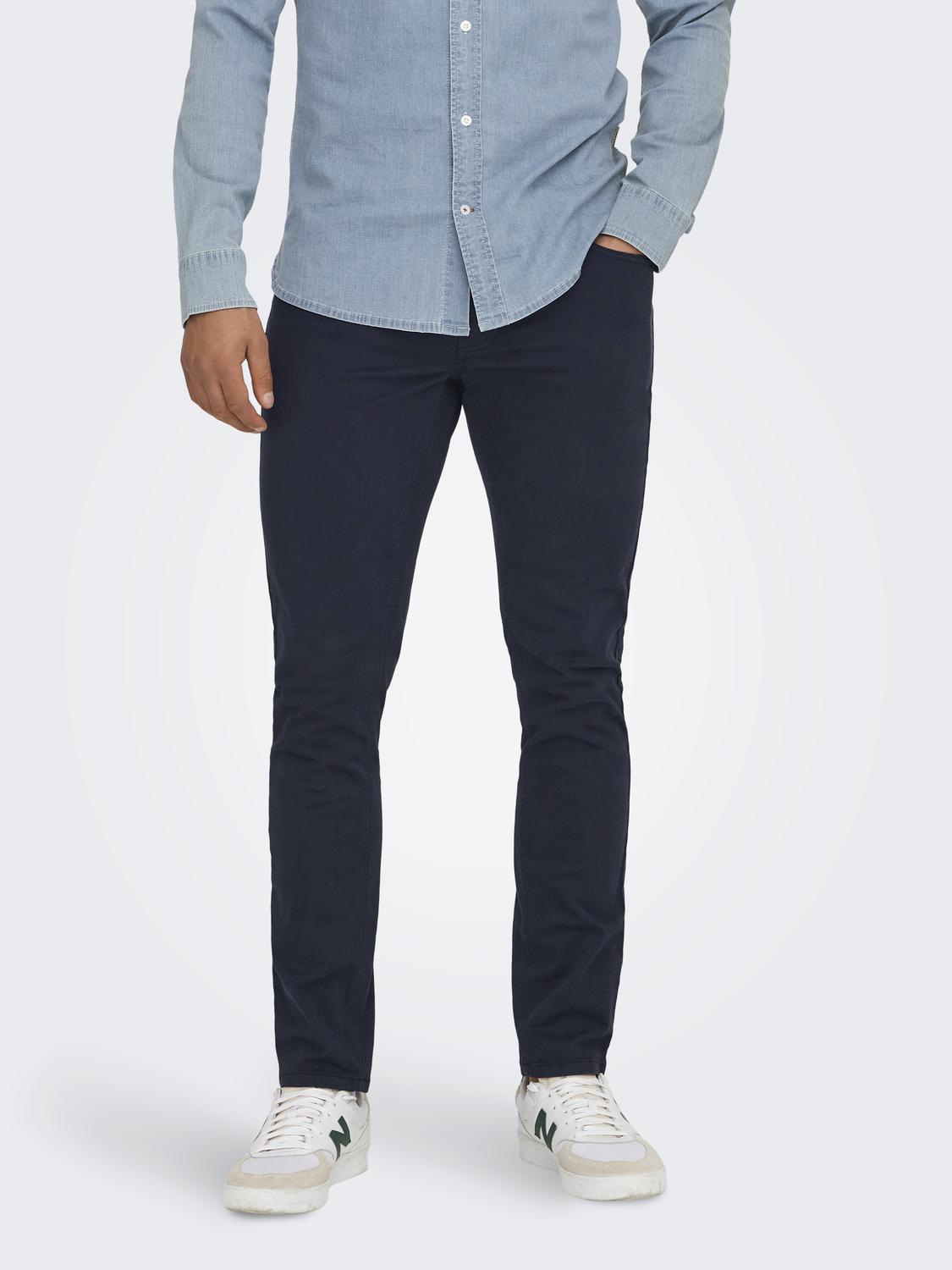 Pantalón Loom Slim 0124 Marino