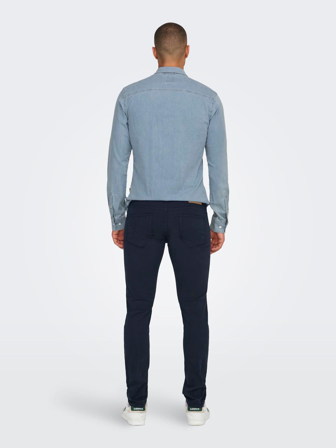 Pantalón Loom Slim 0124 Marino