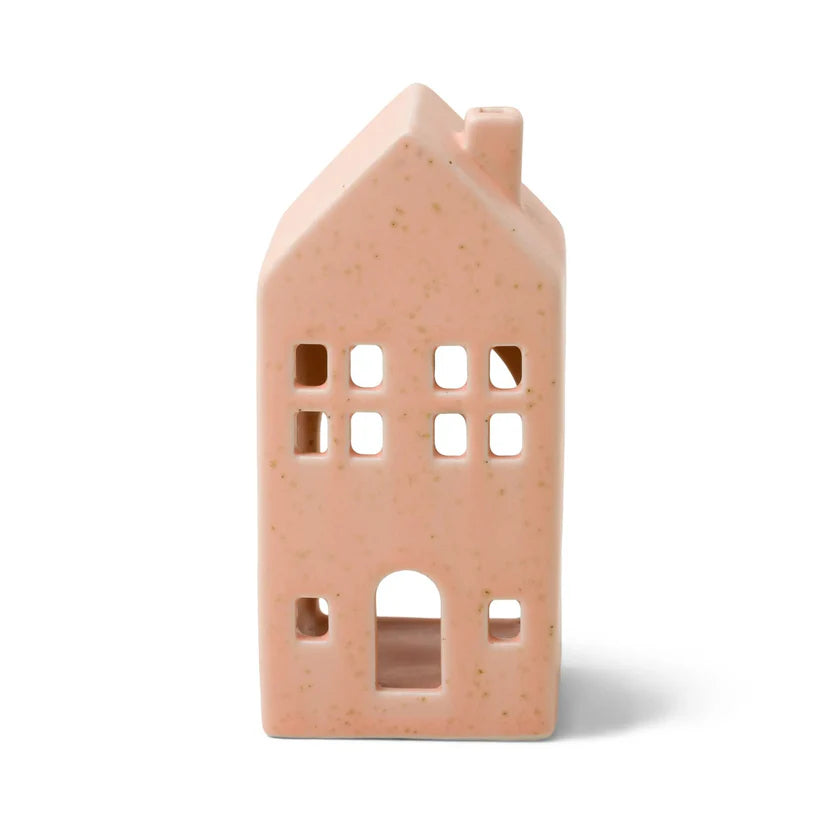 Casita Rosa Incienso/ Portavelas