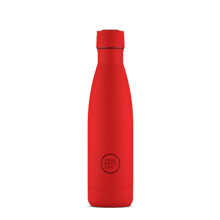 Botella Lisa 500ML Vivid Red