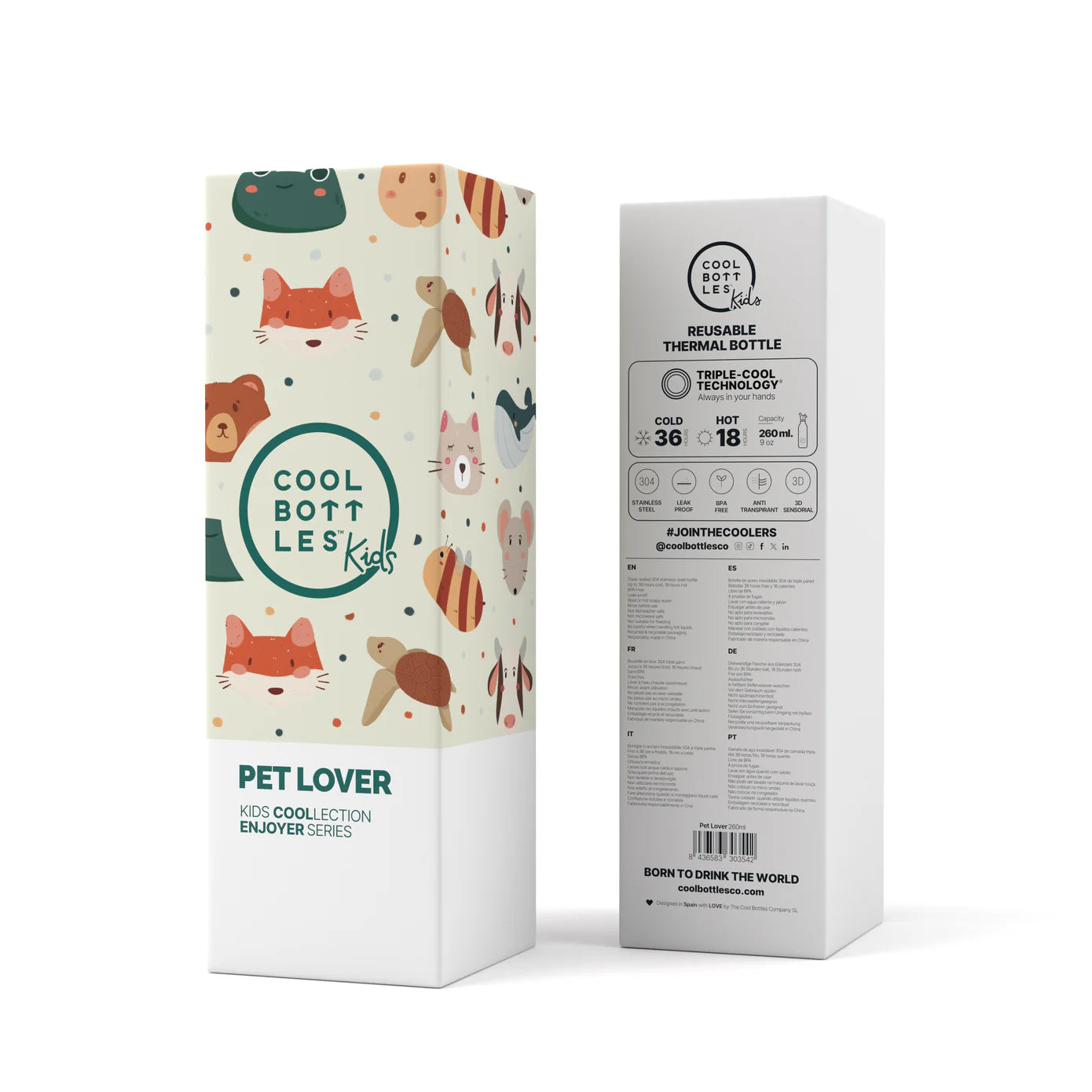 Botella Kids 260ML Pet Lover