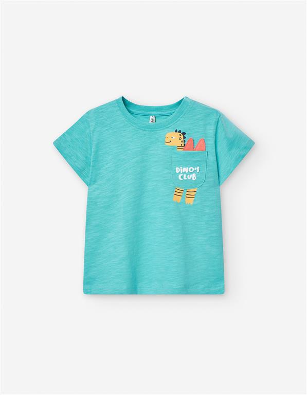 Camiseta Bolsillo Dino