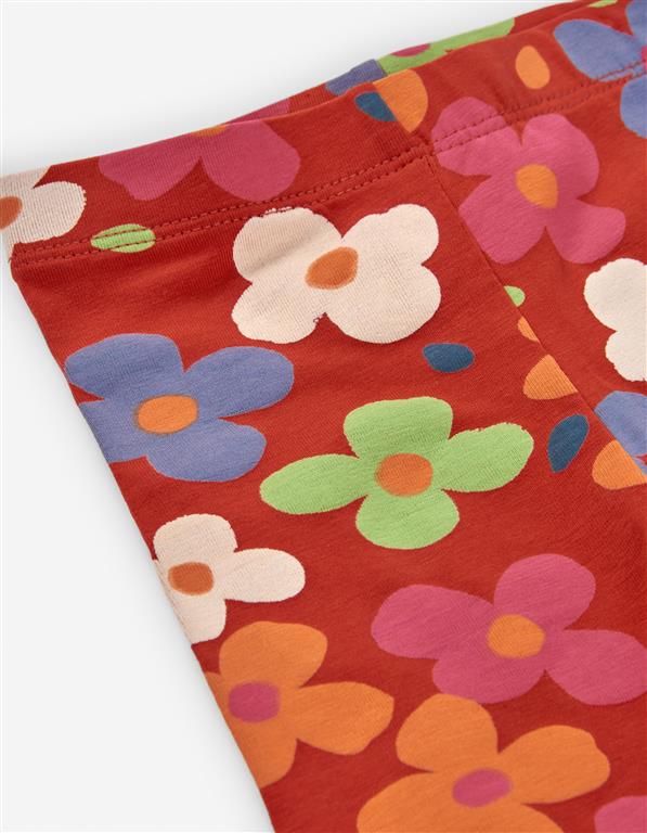 Legging Rojo Floral Bebé