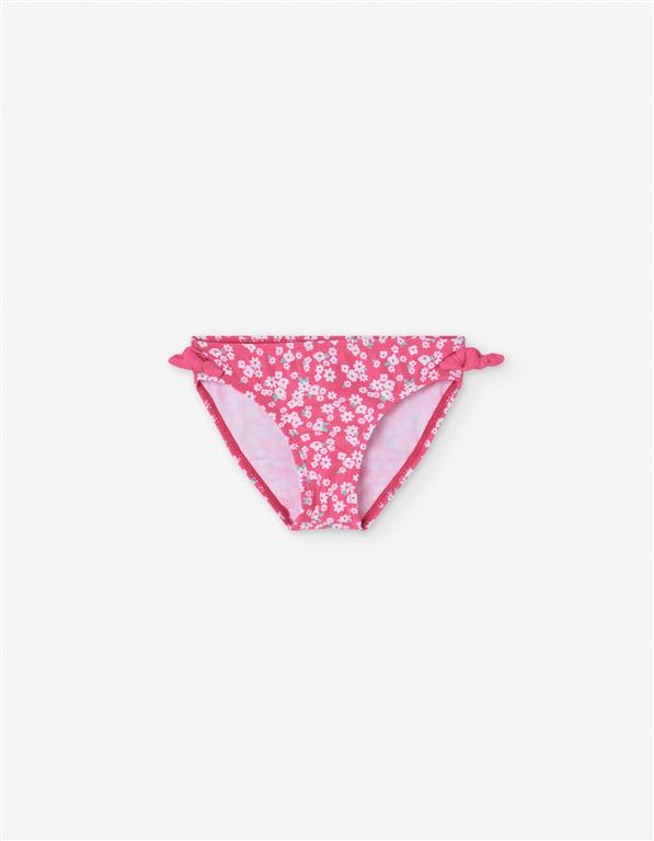 Braguita Bikini Flores Rosa Bebé