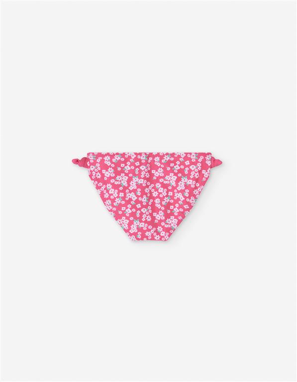 Braguita Bikini Flores Rosa Bebé