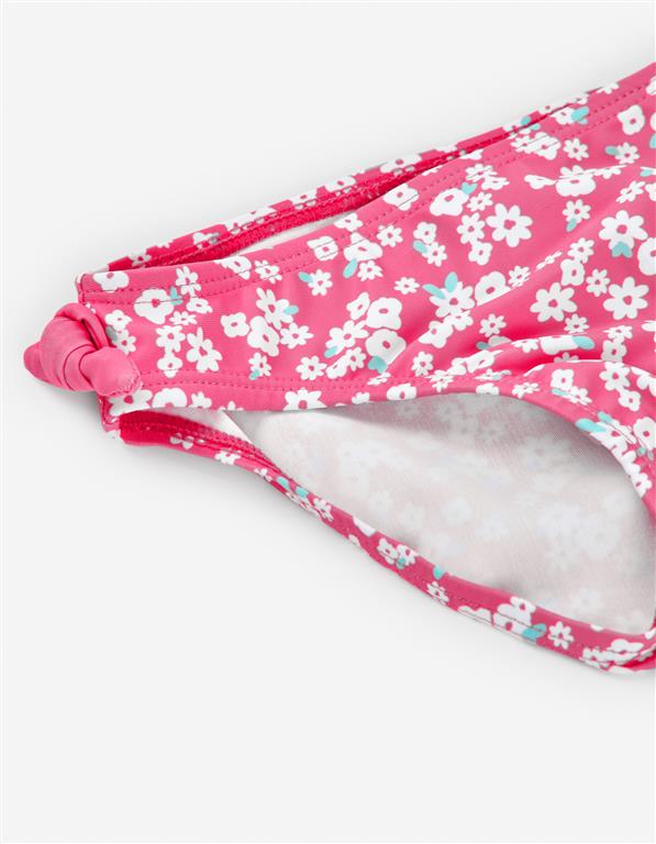 Braguita Bikini Flores Rosa Bebé