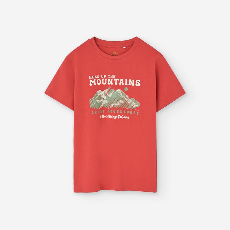 Camiseta Mountains Roja
