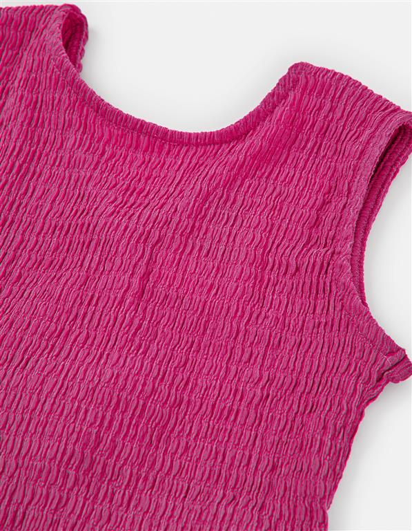 Top Fucsia Espalda Cruzada