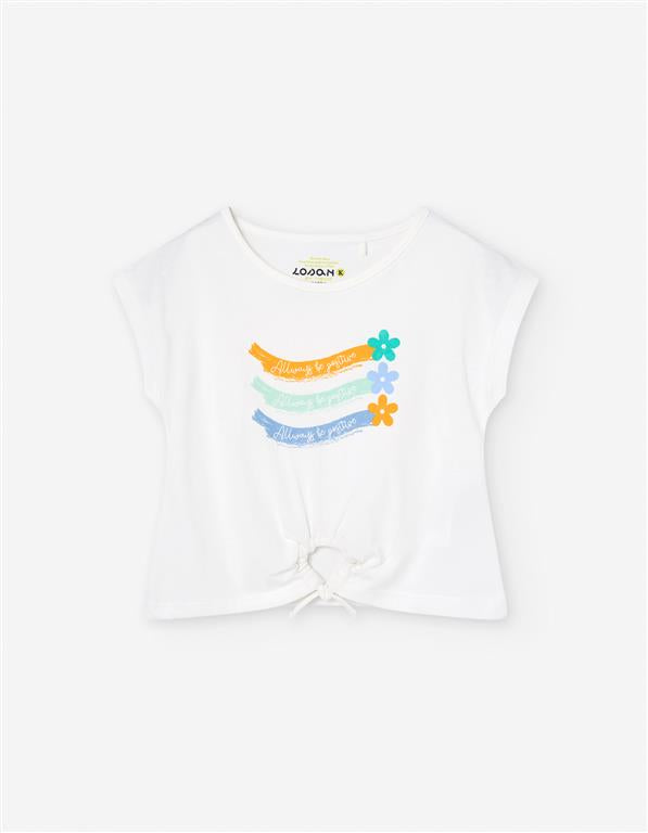 Camiseta Flores Fugaces Blanca