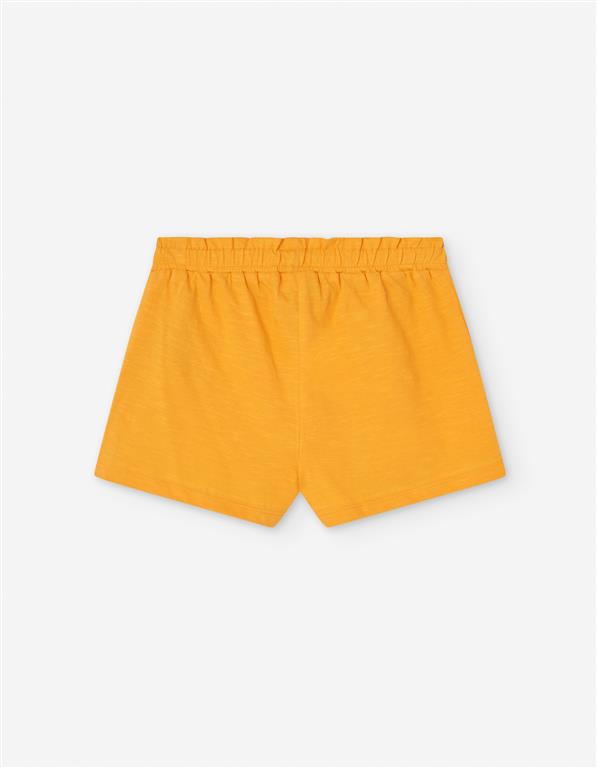 Short Naranja Volantes