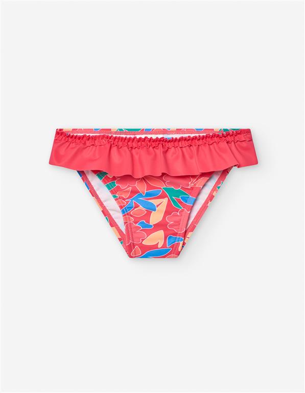 Braguita Bikini Flores Volante