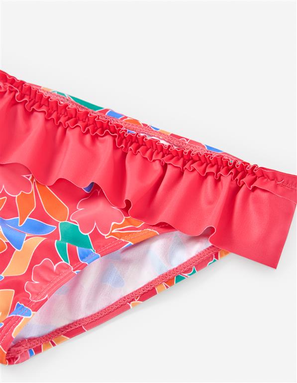 Braguita Bikini Flores Volante
