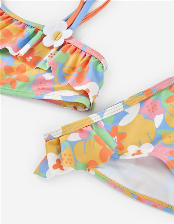 Bikini Tirante Asimétrico Flores