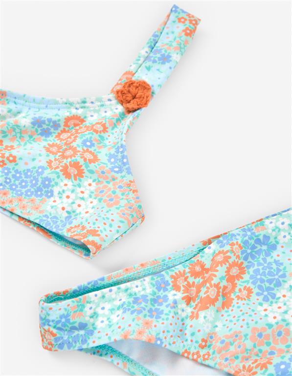 Bikini Turquesa Flores
