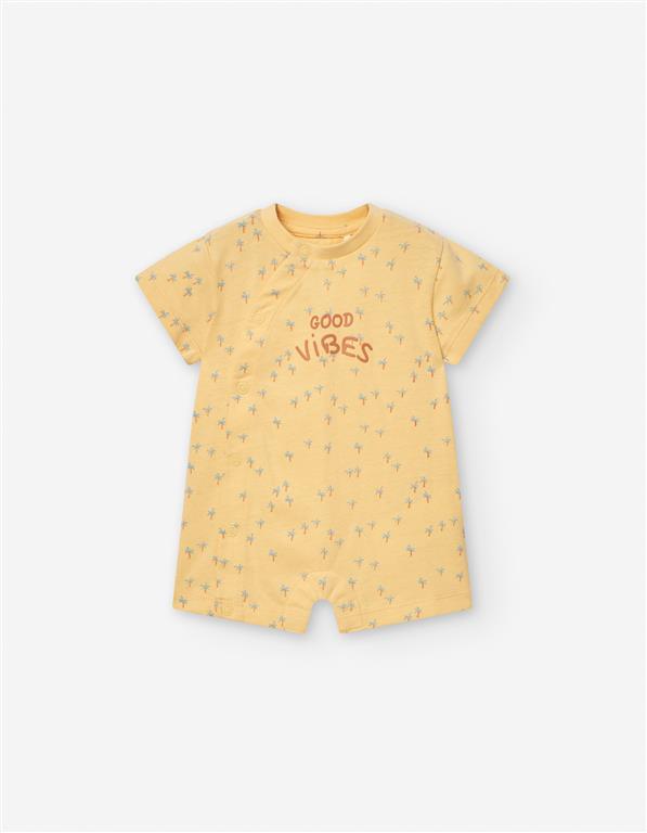 Ranita Pijama Good Vibes Amarillo