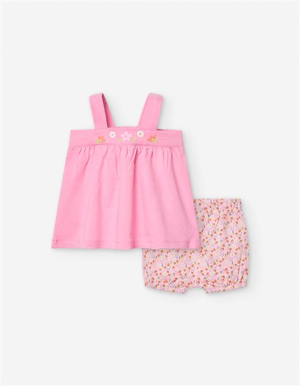 Conjunto Rosa Floral