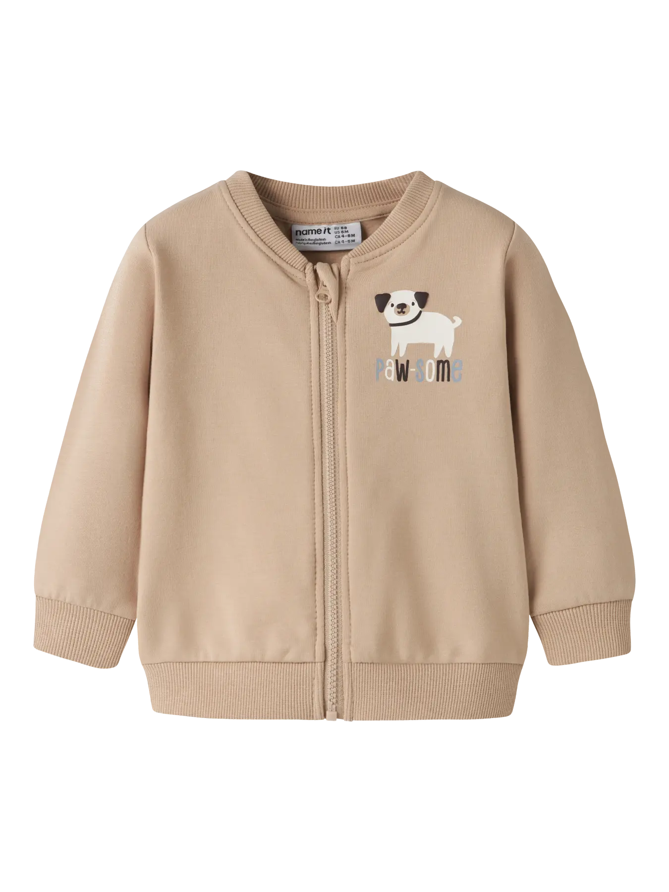 Chaqueta Perrito Beige Bebé