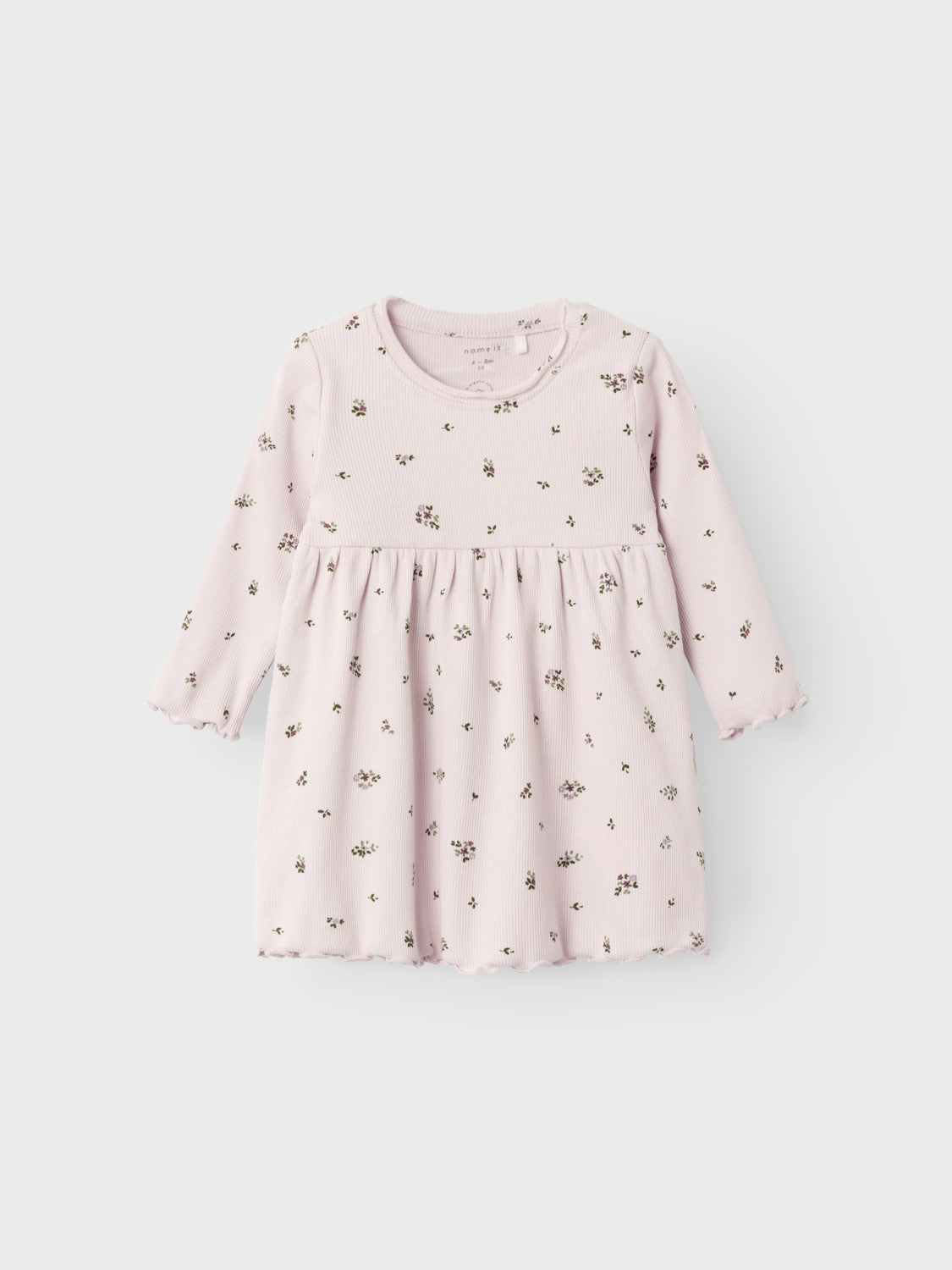 Vestido Bebé Malva Flores