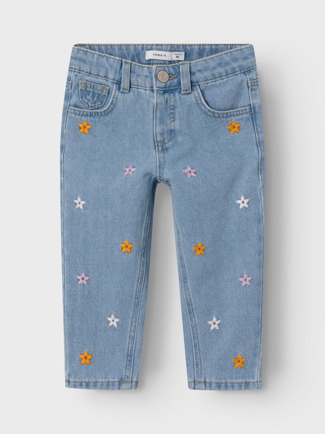 Jeans Flores Mini