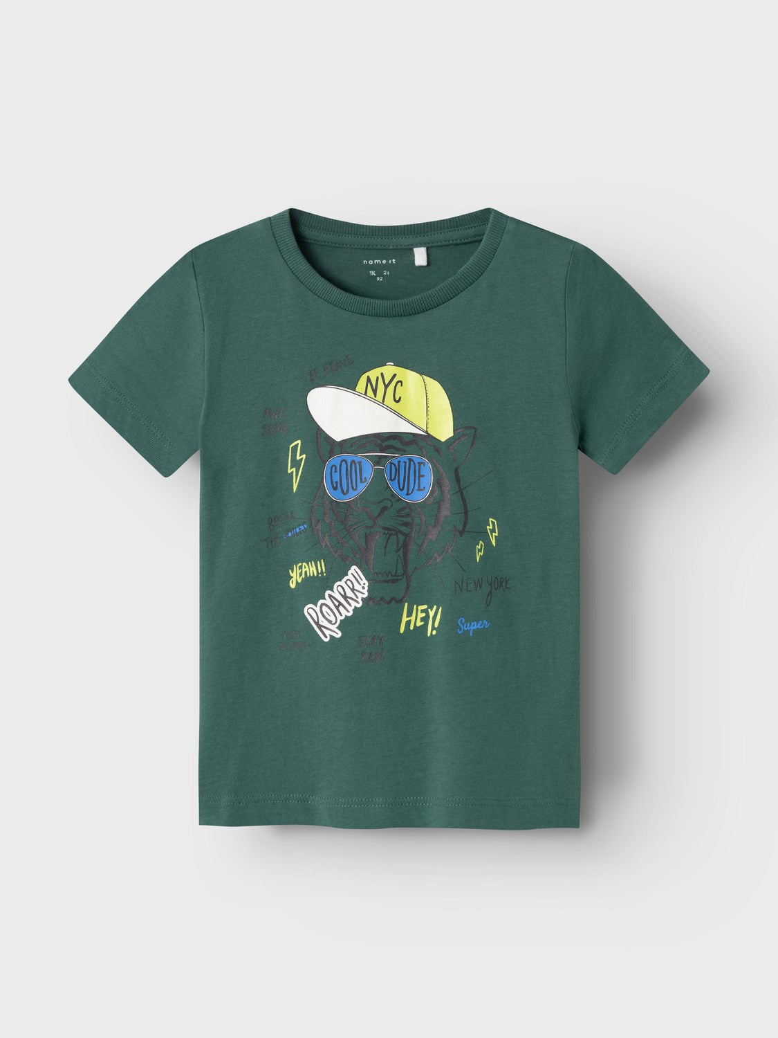 Camiseta Verde Tigre