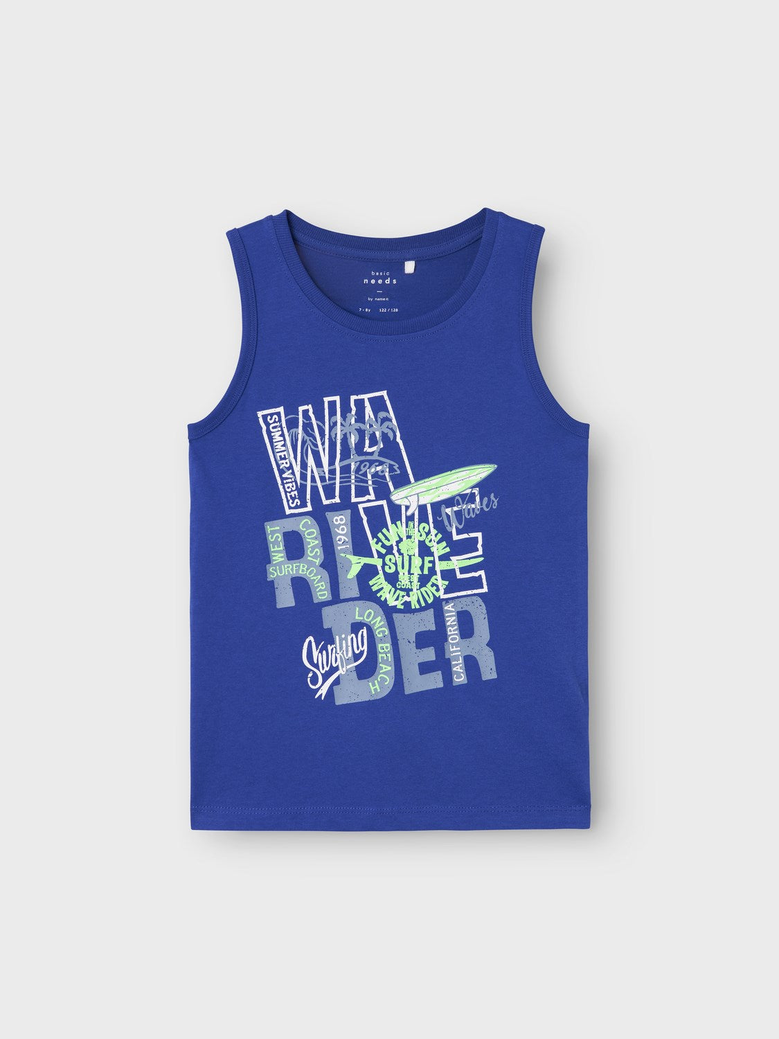 Camiseta Tirantes Azul Wave