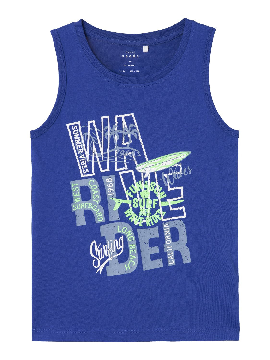 Camiseta Tirantes Azul Wave