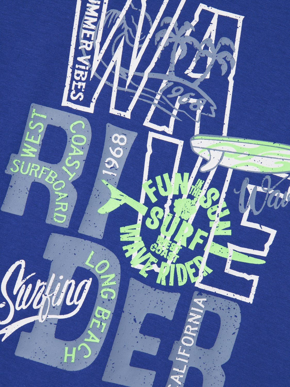 Camiseta Tirantes Azul Wave