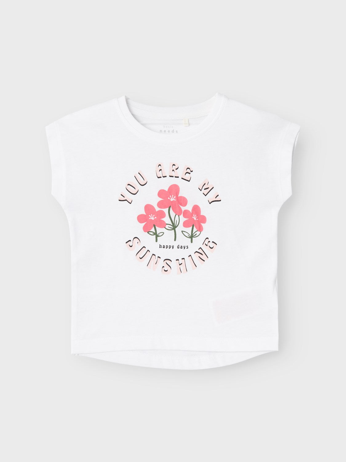 Camiseta Blanca Flores