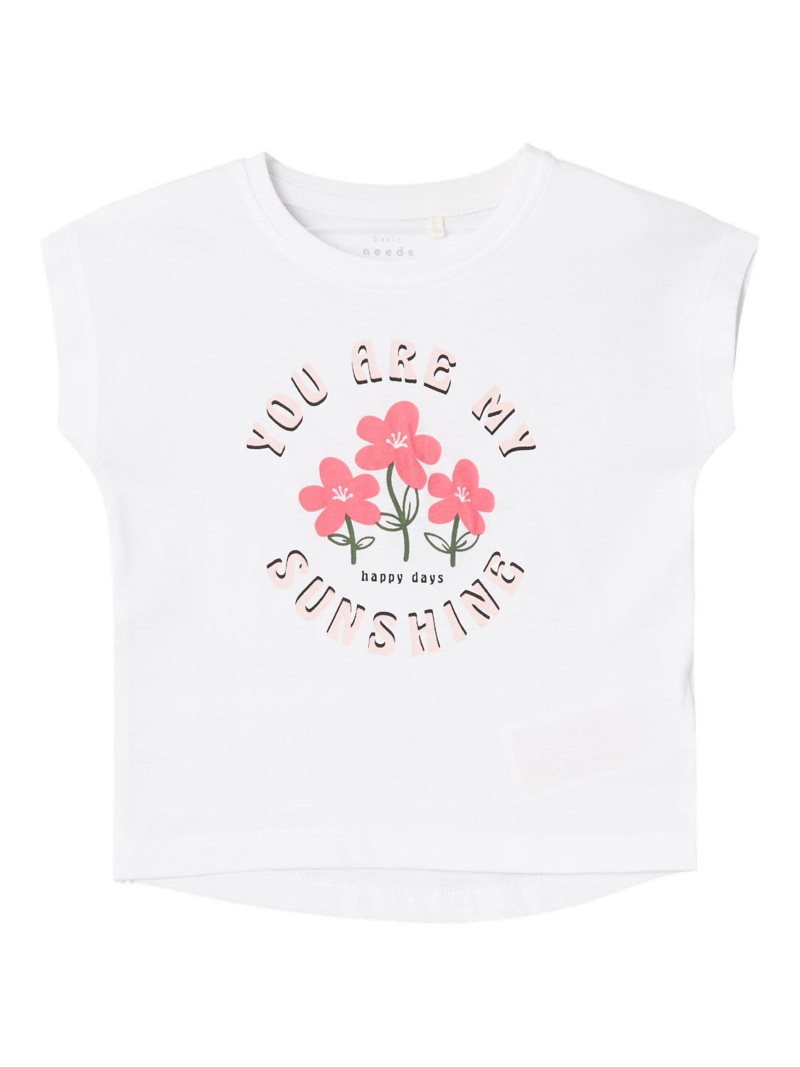 Camiseta Blanca Flores