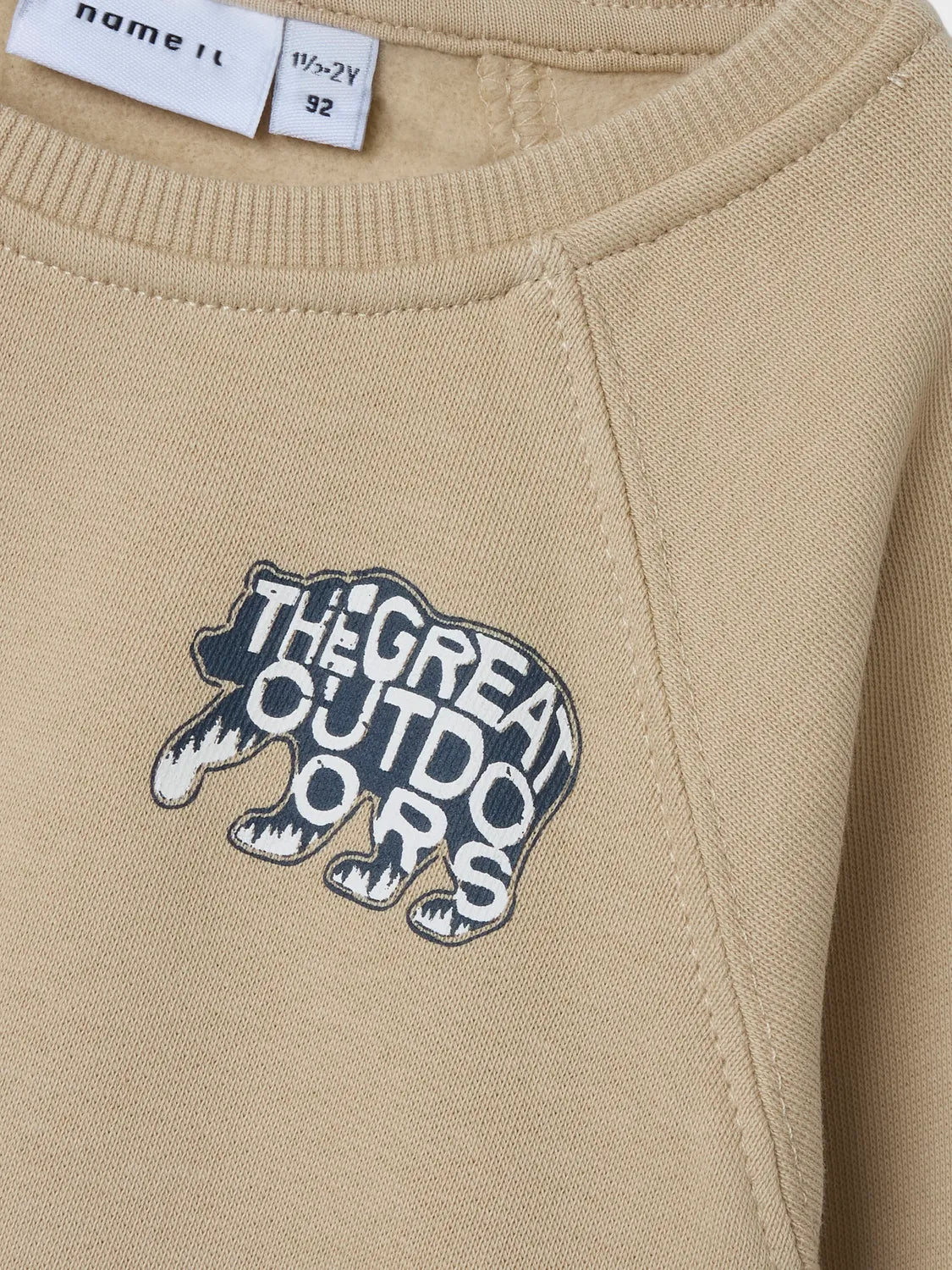 Sudadera Crema Outdoors