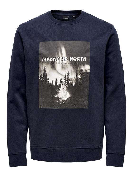 Sudadera Marino Magnetic North
