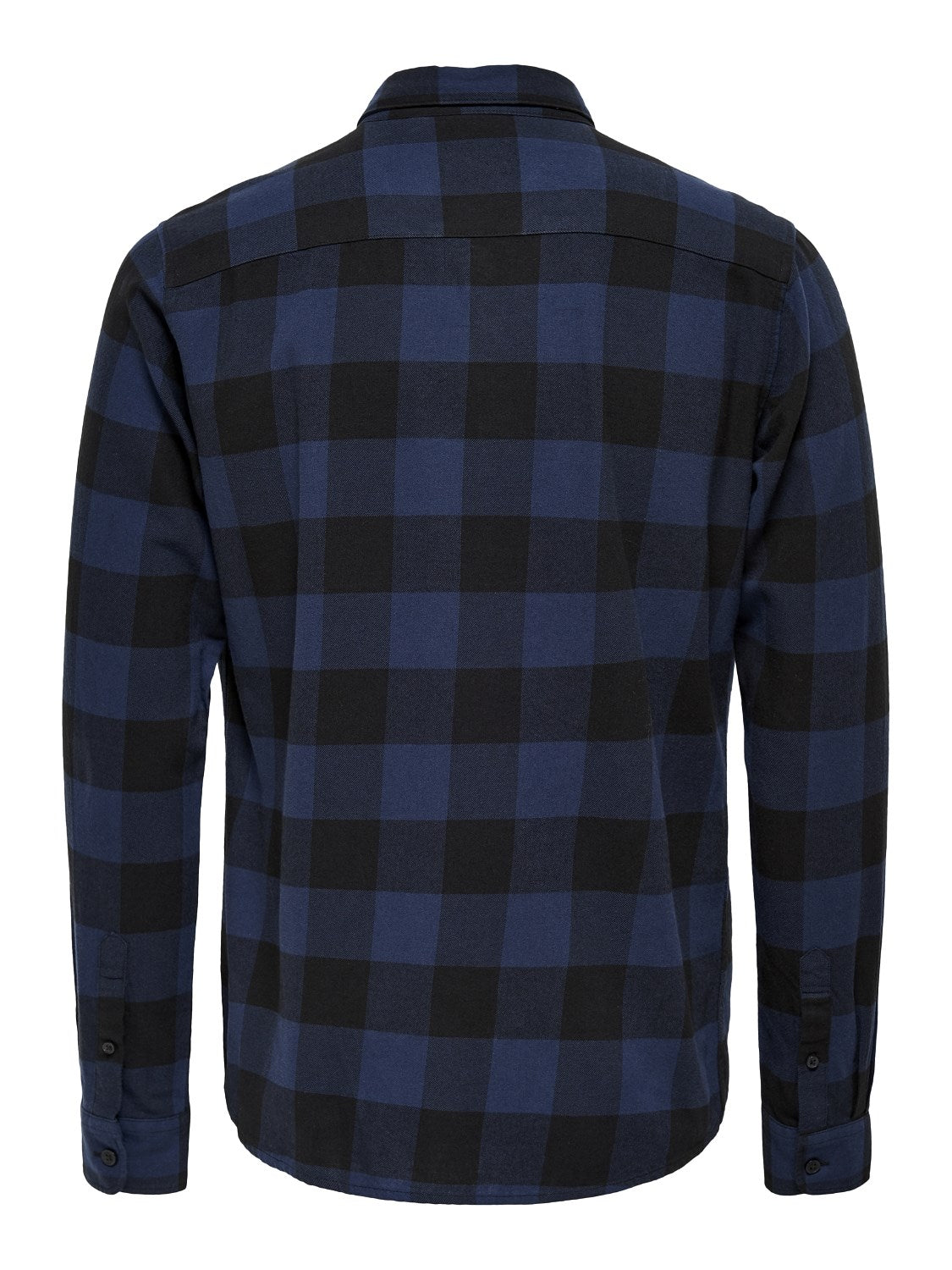 Camisa Cuadros Azul/Negra Gudmund
