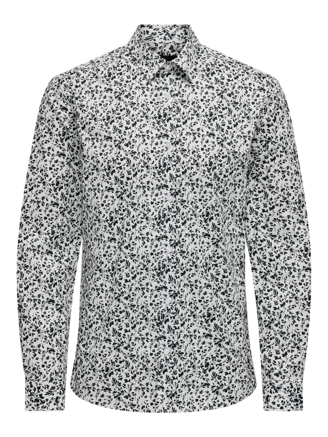 Camisa Slim Sandy Black & White