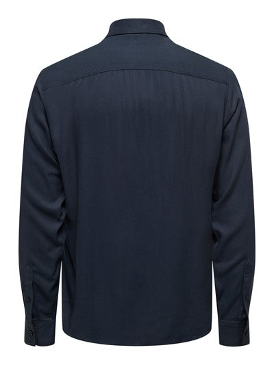 Camisa M/L Slim Lolly Marino