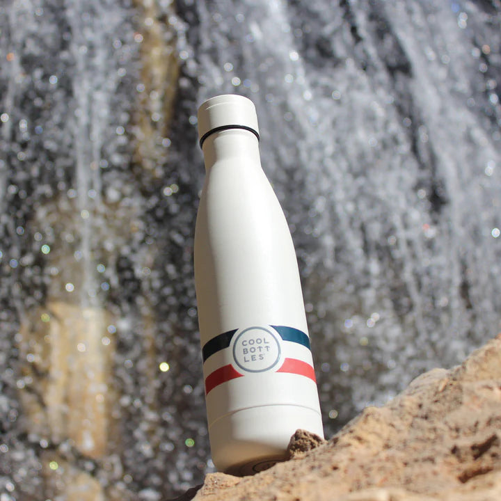 Botella Estampada 500ML Pure White