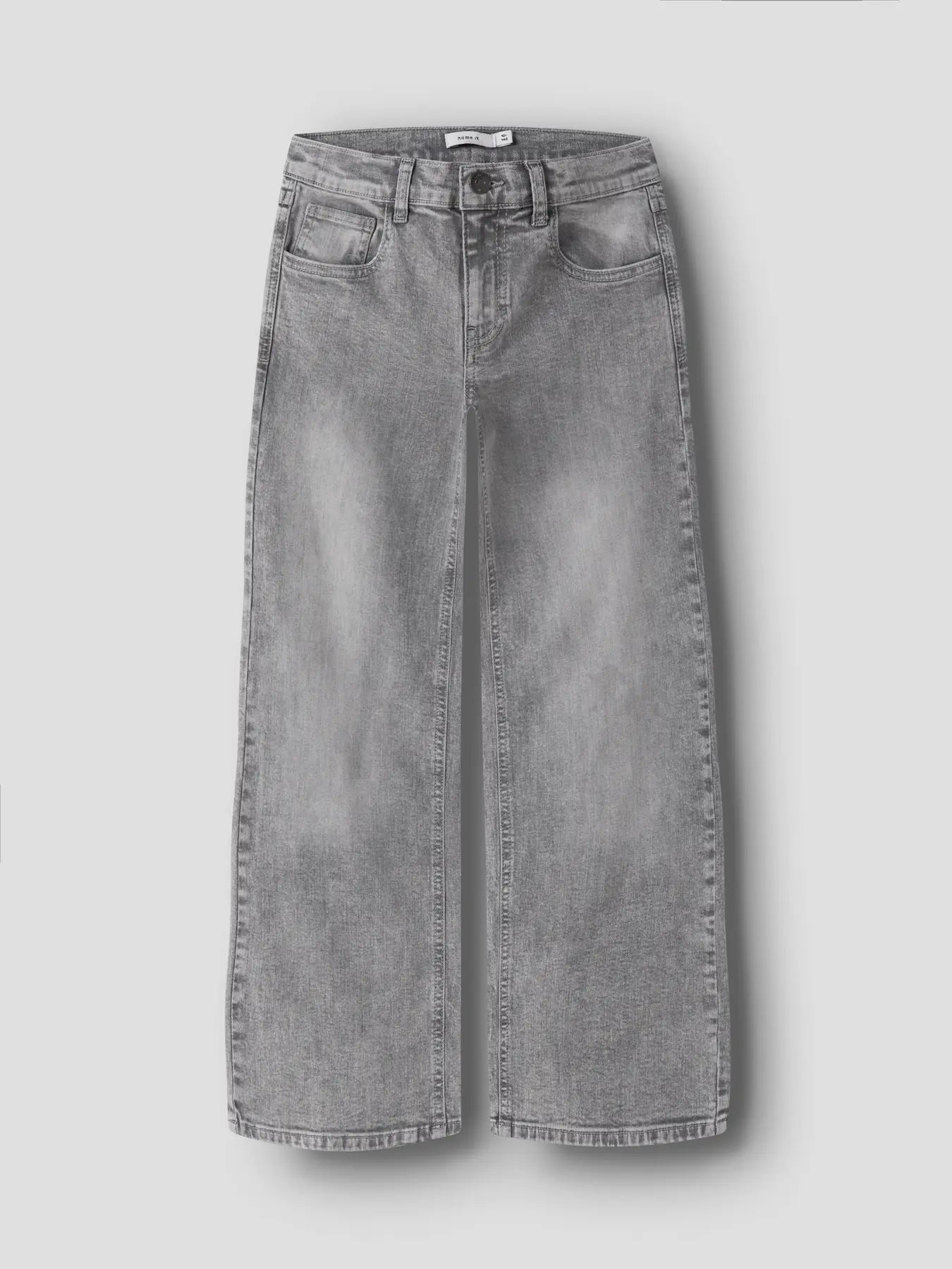 Jeans Wide Medium Grey Kid