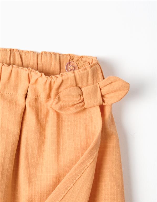 Falda Pantalón Lazo Naranja