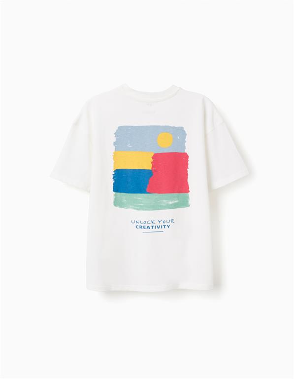 Camiseta Creative Blanca