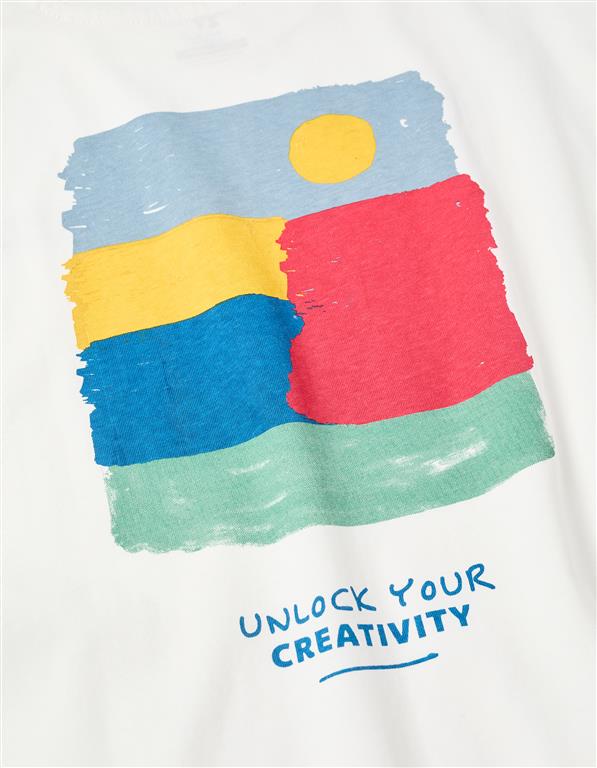 Camiseta Creative Blanca